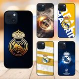  Ốp lưng điện thoại iPhone 14 viền đen CLB Bóng Đá Real Madrid 