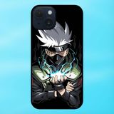  Ốp lưng điện thoại iPhone 14 viền đen Hatake Kakashi Naruto 