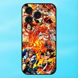  Ốp lưng điện thoại iPhone 15 Pro viền đen Ace One Piece Đảo Hải Tặc 