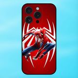  Ốp lưng điện thoại iPhone 15 Pro viền đen Spider Man Người Nhện Marvel Avengers 