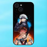  Ốp lưng điện thoại iPhone 15 viền đen Satoru Gojo Jujutsu Kaisen Chú Thuật Hồi Chiến 