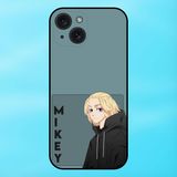  Ốp lưng điện thoại iPhone 15 viền đen Manjiro Sano Mikey Tokyo Revengers 