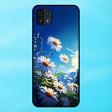  Ốp lưng điện thoại Oppo A16K viền đen Hoa Cúc Hoa Đẹp 