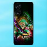  Ốp lưng điện thoại Oppo A78 viền đen Zoro One Piece Đảo Hải Tặc 