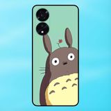  Ốp lưng điện thoại Oppo A78 viền đen Totoro dễ thương 