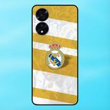  Ốp lưng điện thoại Oppo A78 viền đen CLB Bóng Đá Real Madrid 