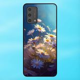  Ốp lưng điện thoại Oppo A95 viền đen Hoa Cúc Hoa Đẹp 