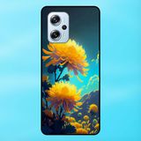  Ốp lưng điện thoại Poco X4 GT viền đen Hoa Cúc Hoa Đẹp 