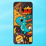  Ốp lưng điện thoại Realme 11 Pro Plus viền đen Khủng Long Cute Dễ Thương Dinosaur 