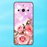  Ốp lưng điện thoại Realme 11 Pro Plus viền đen Hoa Hồng Đẹp Sang Trọng 