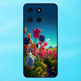  Ốp lưng điện thoại Realme 11 viền đen Hoa Tulip Hoa Đẹp 