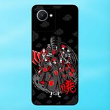  Ốp lưng điện thoại Realme C30 viền đen Akatsuki Naruto 