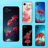  Ốp lưng điện thoại Realme C30s viền đen Hoa Bỉ Ngạn Hoa Đẹp 