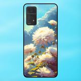  Ốp lưng điện thoại Redmi Note 11 Pro 4G viền đen Hoa Cúc Hoa Đẹp 