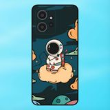  Ốp lưng điện thoại Redmi Note 12 4G viền đen Phi Hành Gia Astronaut 