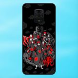  Ốp lưng điện thoại Redmi Note 9s, Note 9 Pro viền đen Akatsuki Naruto 