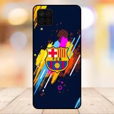  Ốp lưng điện thoại Samsung A12 viền đen CLB Bóng Đá Barca Barcelona 