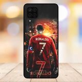  Ốp lưng điện thoại Samsung A12 viền đen Cristiano Ronaldo CR7 