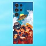  Ốp lưng điện thoại Samsung S23 Ultra viền đen Ace One Piece Đảo Hải Tặc 