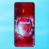  Ốp lưng điện thoại Vivo X50 Pro viền đen CLB Bóng Đá Arsenal 