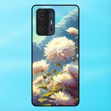  Ốp lưng điện thoại Xiaomi 11T viền đen Hoa Cúc Hoa Đẹp 