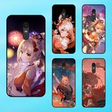  Ốp lưng điện thoại Xiaomi Redmi 5 Plus viền đen Yoimiya Genshin Impact 