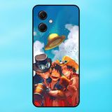  Ốp lưng điện thoại Xiaomi Redmi Note 12 viền đen Ace One Piece Đảo Hải Tặc 
