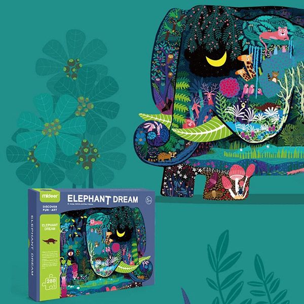 Bộ xếp hình Elephant Dream – Giấc Mơ Của Chú Voi MD3084