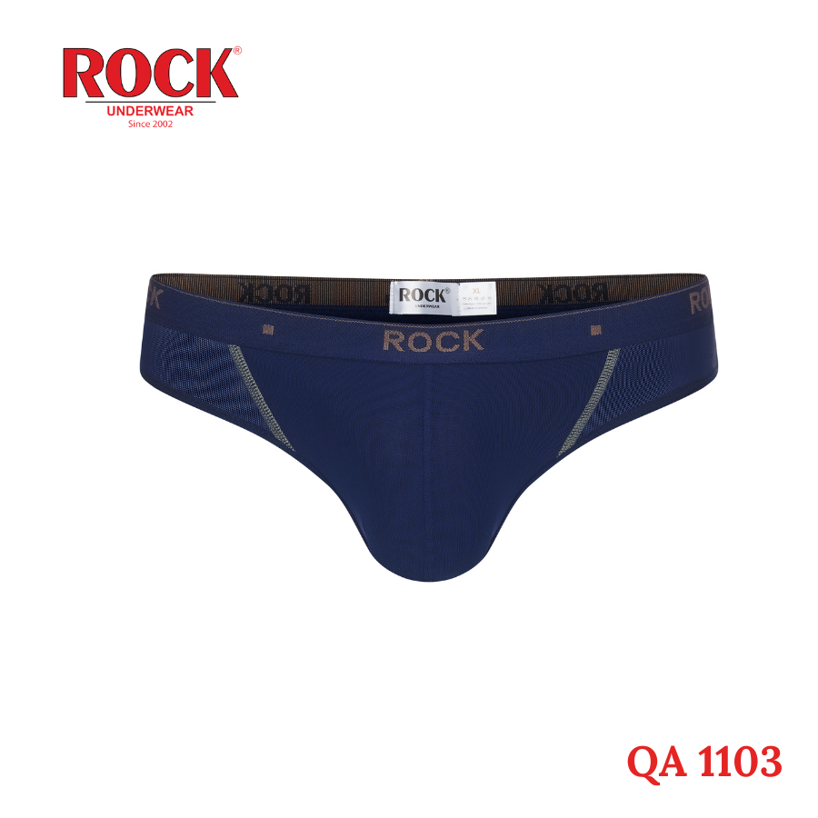 Quần lót nam bigsize cao cấp phối lưới ROCK 1103 cotton 4 chiều thấm hút tốt, thoáng mát, thoải mái, không cấn