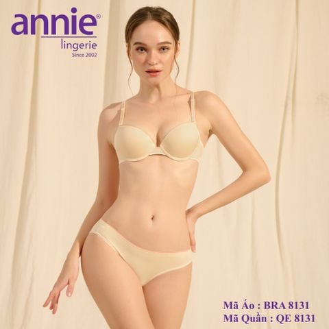 Set Nội Y Nữ Annie 8131 Đồng Bộ Đúc Mỏng Mềm Mại Giúp Hỗ Trợ Và Định Hình Vòng 3 Hiệu Quả