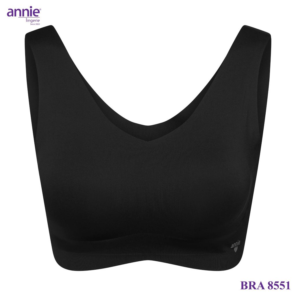 Áo bra đúc su tập gym annie lingerie Bra 8551 có mút nâng ngực, đệm mềm mịn, co giãn thoải mái