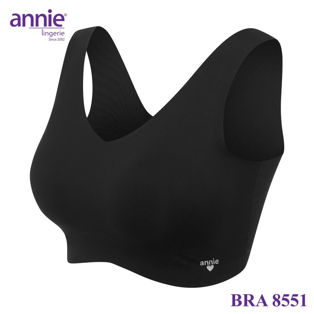 Áo bra đúc su tập gym annie lingerie Bra 8551 có mút nâng ngực, đệm mềm mịn, co giãn thoải mái