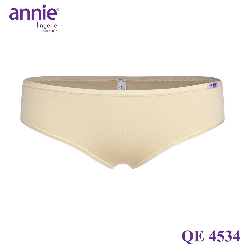 Combo 3 quần lót nữ trơn thun lạnh, lưng thấp cao cấp annie 4534 ôm sát cơ thể, không cộm, cấn, trẻ trung, mềm mịn