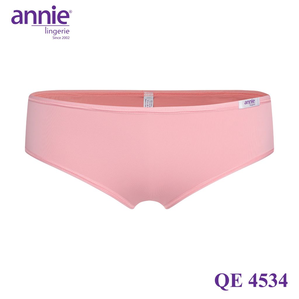 Combo 3 quần lót nữ trơn thun lạnh, lưng thấp cao cấp annie 4534 ôm sát cơ thể, không cộm, cấn, trẻ trung, mềm mịn