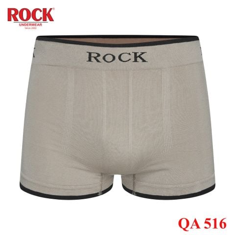 Combo 3 quần lót nam cao cấp Boxer Seamless ROCK 516 không đường may cotton thấm hút, thoáng mát