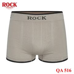Combo 3 quần lót nam cao cấp Boxer Seamless ROCK 516 không đường may cotton thấm hút, thoáng mát