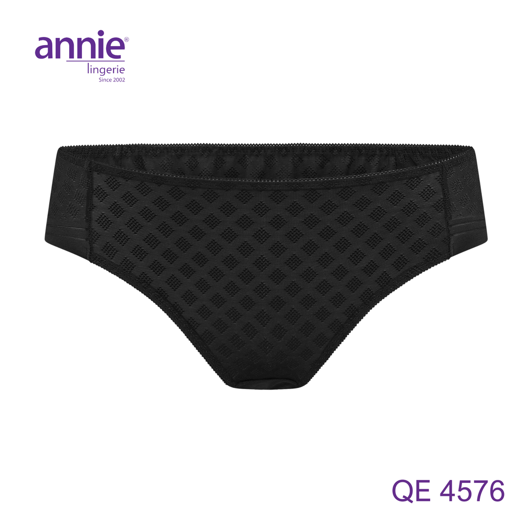Combo 3 quần lót nữ không viền lưng vừa annie QE 4576 co giãn 4 chiều, thoải mái cả ngày