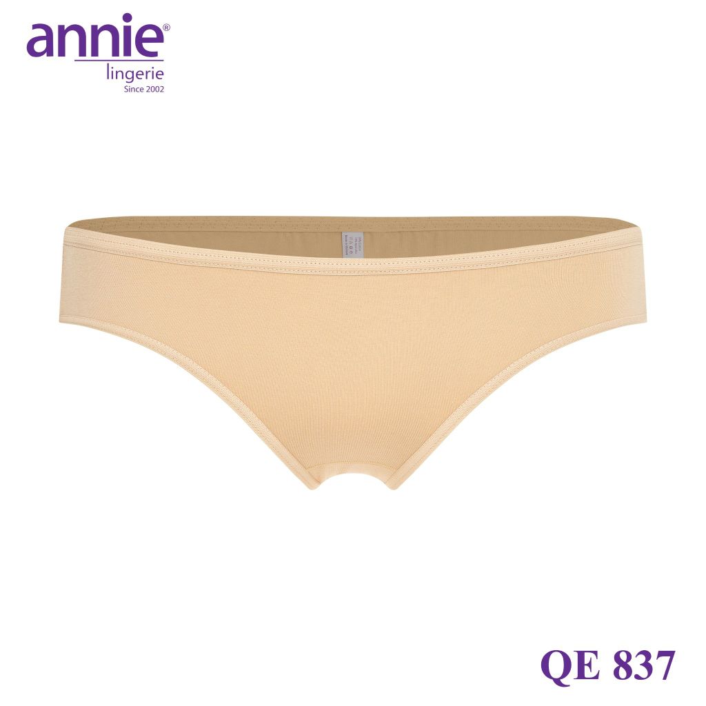 Combo 5 quần lót nữ trơn vải cotton annie QE837 form basic trẻ trung năng động, thoáng mát
