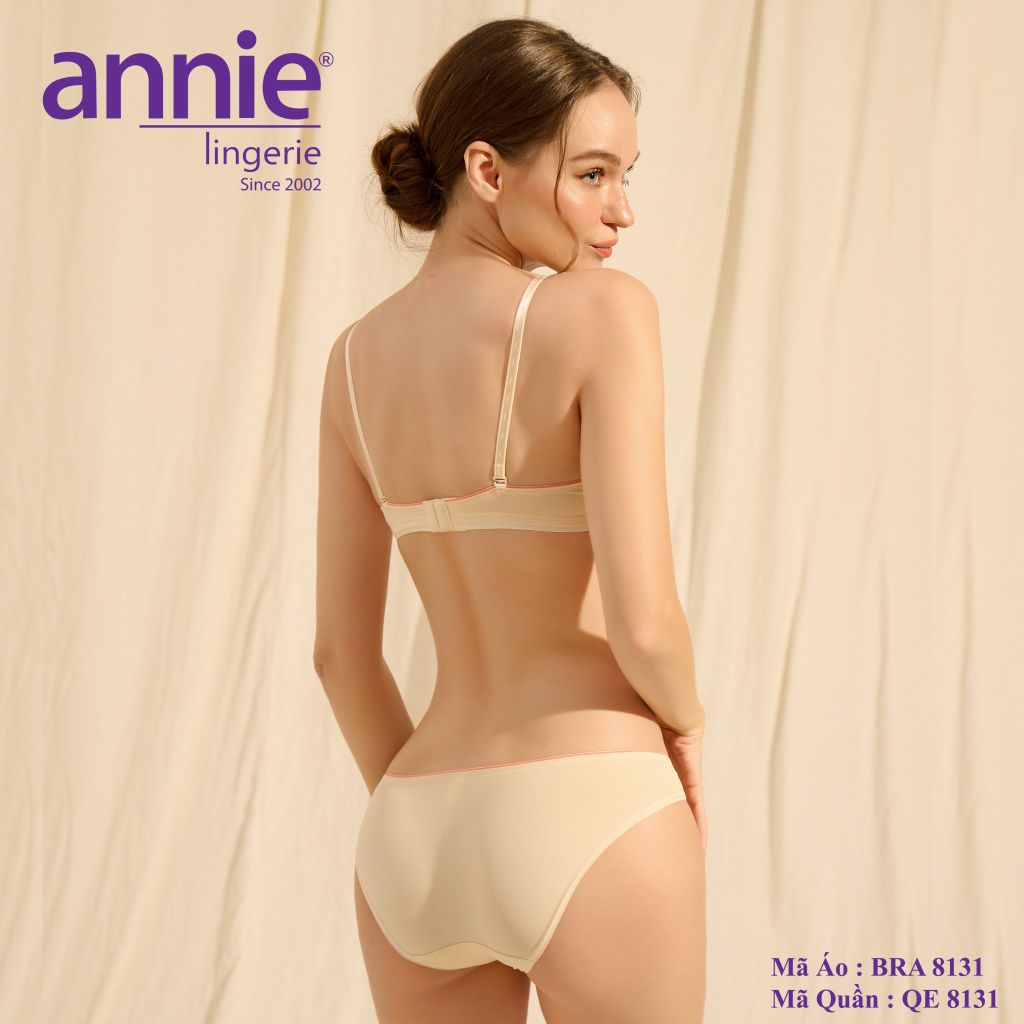 Set Nội Y Nữ Annie 8131 Đồng Bộ Đúc Mỏng Mềm Mại Giúp Hỗ Trợ Và Định Hình Vòng 3 Hiệu Quả