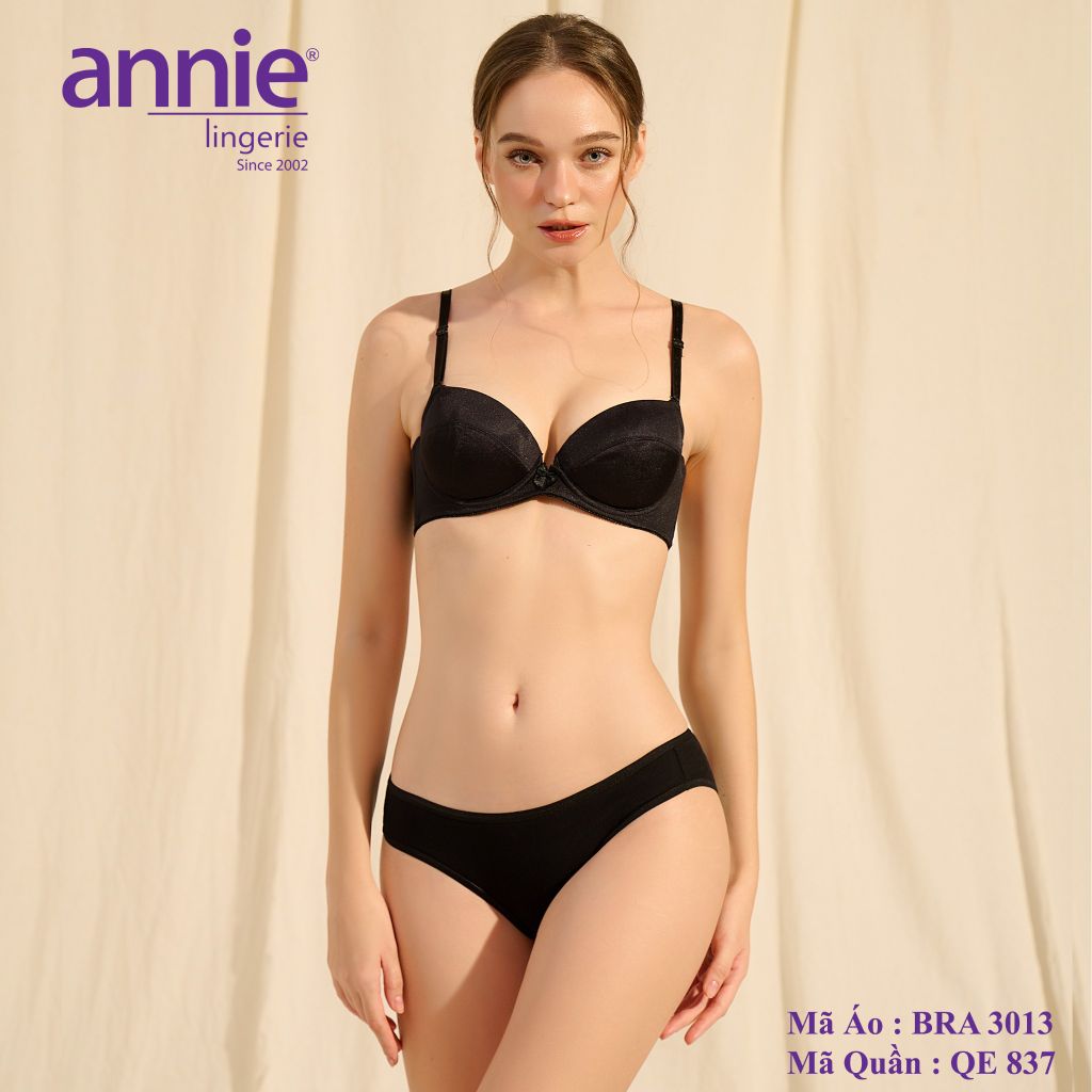 Set Nội Y Nữ Annie 3013 Đồng Bộ Chất Liệu Mềm Kiểu Dáng Thoải Mái, Thoáng Mát Khi Mặc