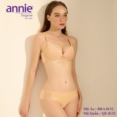 Set Nội Y Nữ Annie 8132 Đồng Bộ Chất Liệu Vô Cùng Mịn Màng, Mềm Mại Mang Đến Cảm Giác Nhẹ Nhàng Dễ Chịu