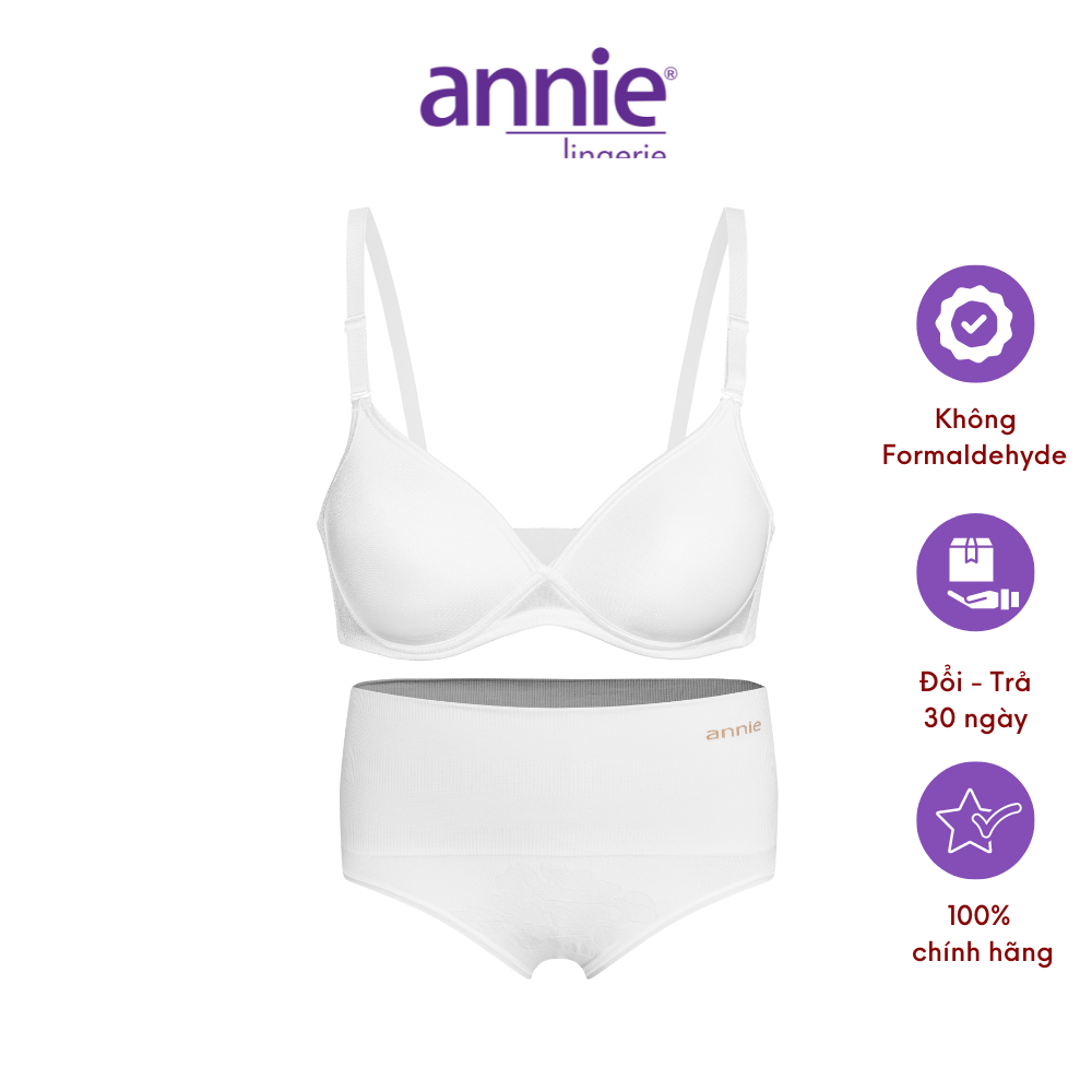 Set Nội Y Nữ Annie 8107 Đồng Bộ Chất Liệu Co Giãn Tốt, Thấm Hút Tốt , Tạo Sự Thoải Mái Tối Đa Khi Mặc