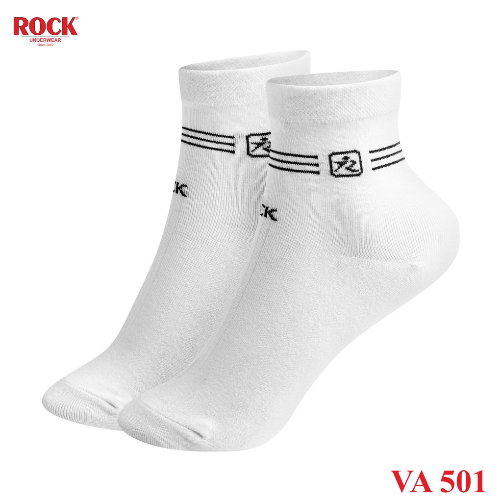 Set 5 Đôi tất nam cao cấp cổ cao ROCK VA 501, ngăn mùi, thấm hút, kháng khuẩn