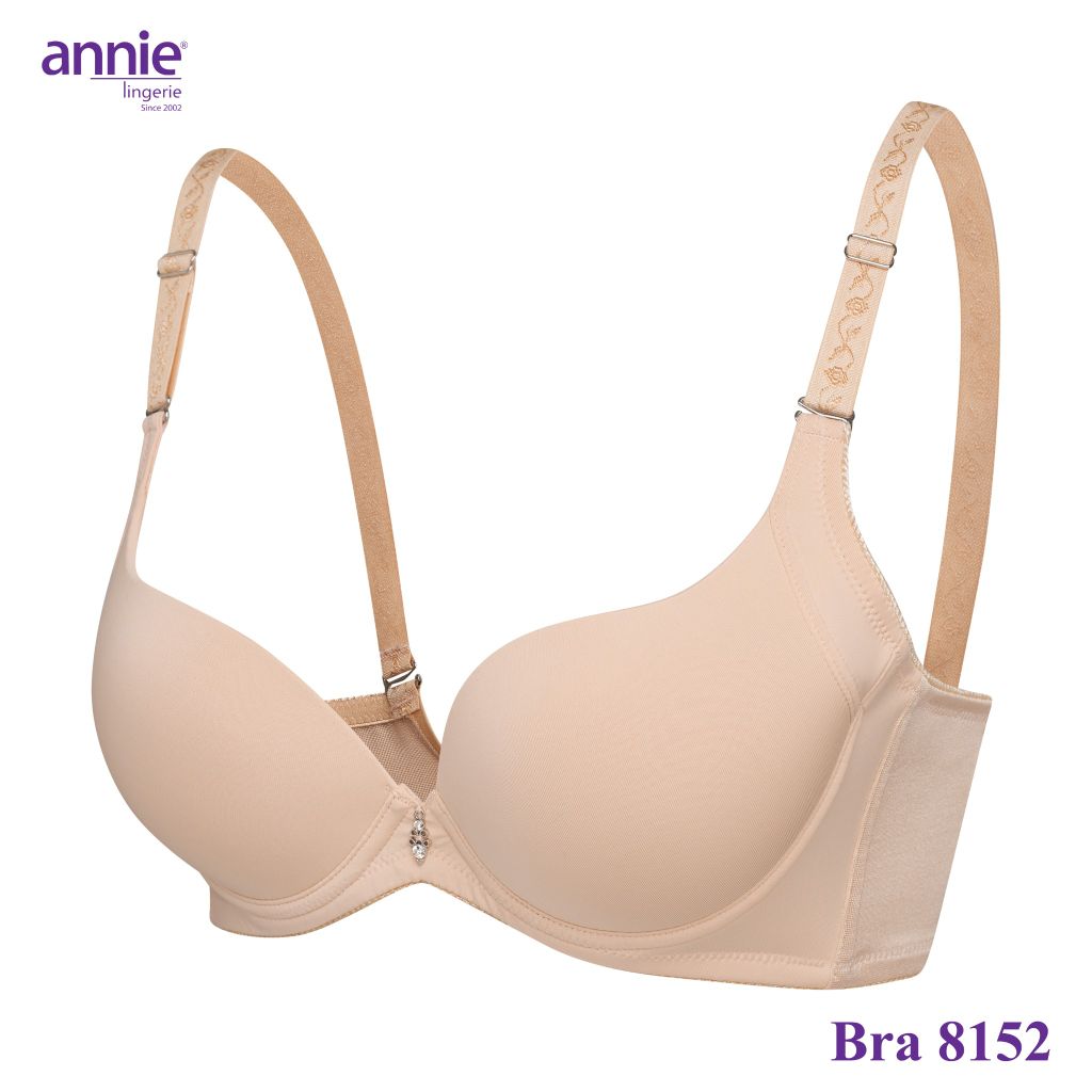 Áo ngực annie cao cấp Bra 8152 bản lưng to, có gọng, che ngấn lưng,chống xệ nâng đẩy bầu ngực