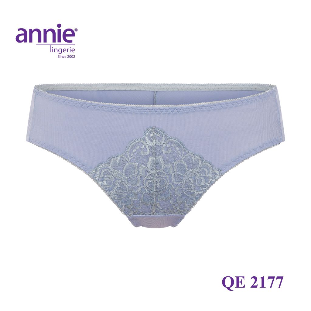 Combo 5 quần lót nữ phối ren annie QE 2177 không vết hằn,co giãn 4 chiều,lưng thấp thoải mái cả ngày