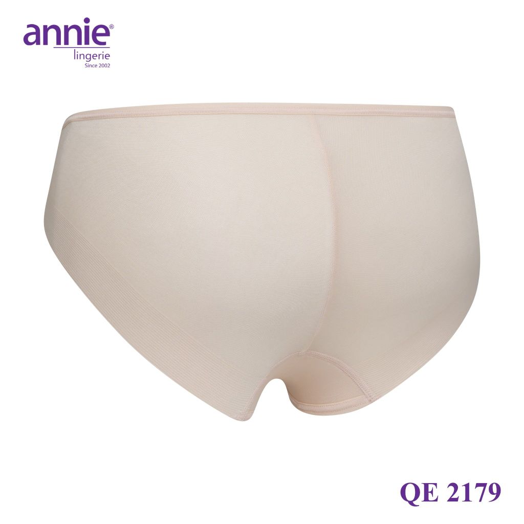 Combo 5 quần lót nữ không viền sau annie QE 2179 không vết hằn, co giãn 4 chiều, lưng thấp có ren