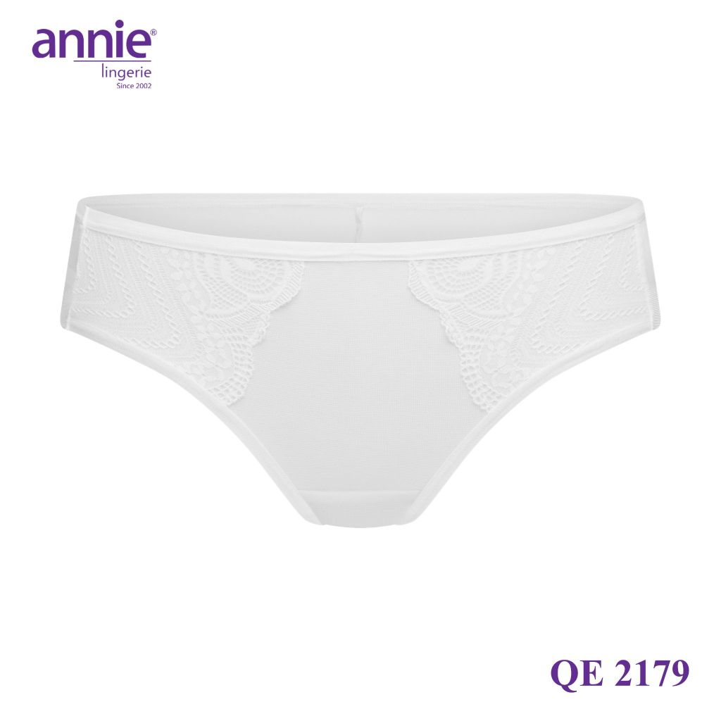 Combo 5 quần lót nữ không viền sau annie QE 2179 không vết hằn, co giãn 4 chiều, lưng thấp có ren