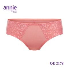 Combo 5 quần lót nữ phối ren annie QE 2178 không vết hằn, co giãn 4 chiều, lưng thấp mặc thoải mái