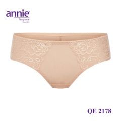 Combo 5 quần lót nữ phối ren annie QE 2178 không vết hằn, co giãn 4 chiều, lưng thấp mặc thoải mái