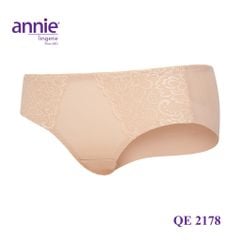 Combo 5 quần lót nữ phối ren annie QE 2178 không vết hằn, co giãn 4 chiều, lưng thấp mặc thoải mái